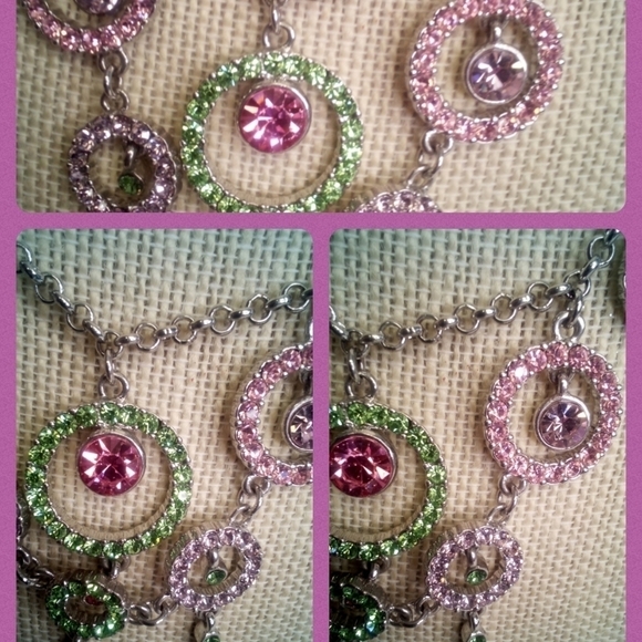 Sliver bling Necklace - Picture 3 of 8